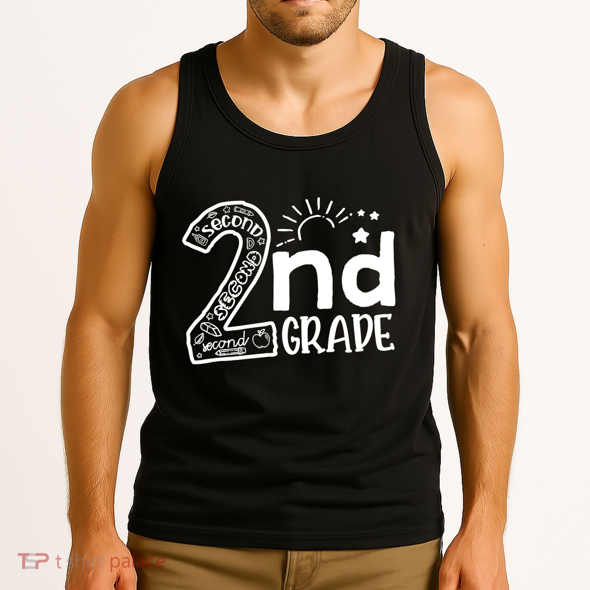 Hello 2nd Grade Teachers Boy And Team Second Grade Tank Top