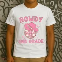 Howdy 2nd Grade Back To School T-Shirt thumb 3