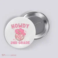 Howdy 2nd Grade Back To School Button thumb 0