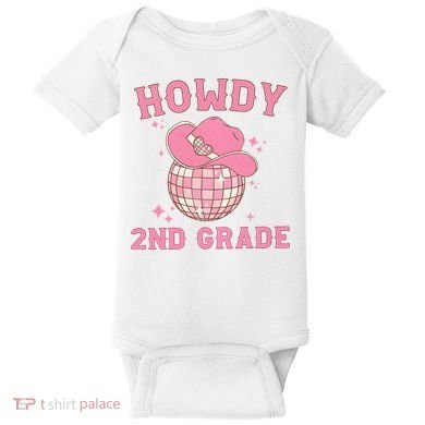 Howdy 2nd Grade Back To School Baby Bodysuit
