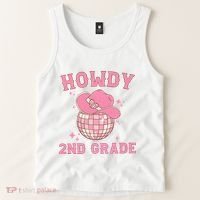 Howdy 2nd Grade Back To School Tank Top thumb 2