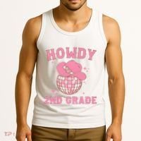 Howdy 2nd Grade Back To School Tank Top thumb 3