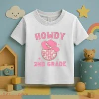 Howdy 2nd Grade Back To School Toddler T-Shirt thumb 3