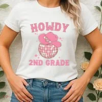 Howdy 2nd Grade Back To School Women's T-Shirt thumb 2
