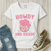 Howdy 2nd Grade Back To School Women's T-Shirt thumb 3