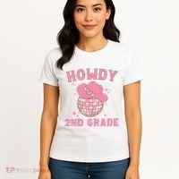 Howdy 2nd Grade Back To School Women's T-Shirt thumb 4