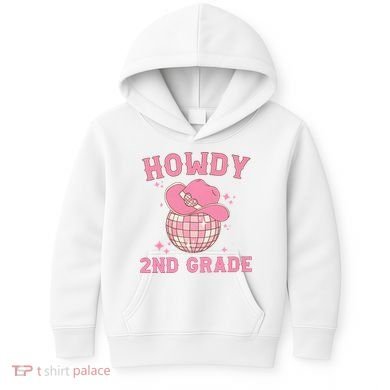 Howdy 2nd Grade Back To School Kids Hoodie