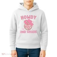 Howdy 2nd Grade Back To School Kids Hoodie thumb 4