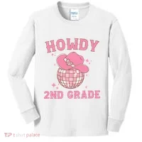 Howdy 2nd Grade Back To School Kids Long Sleeve Shirt thumb 0