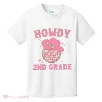 Howdy 2nd Grade Back To School Kids T-Shirt thumb 0