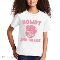 Howdy 2nd Grade Back To School Kids T-Shirt thumb 2