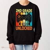 Hello 2nd Grade Level Unlocked Video Game Women's Sweatshirt thumb 0