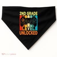 Hello 2nd Grade Level Unlocked Video Game USA-Made Doggie Bandana thumb 0