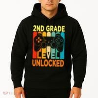 Hello 2nd Grade Level Unlocked Video Game Hoodie thumb 2