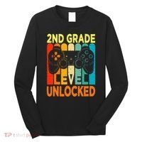 Hello 2nd Grade Level Unlocked Video Game Long Sleeve Shirt thumb 0