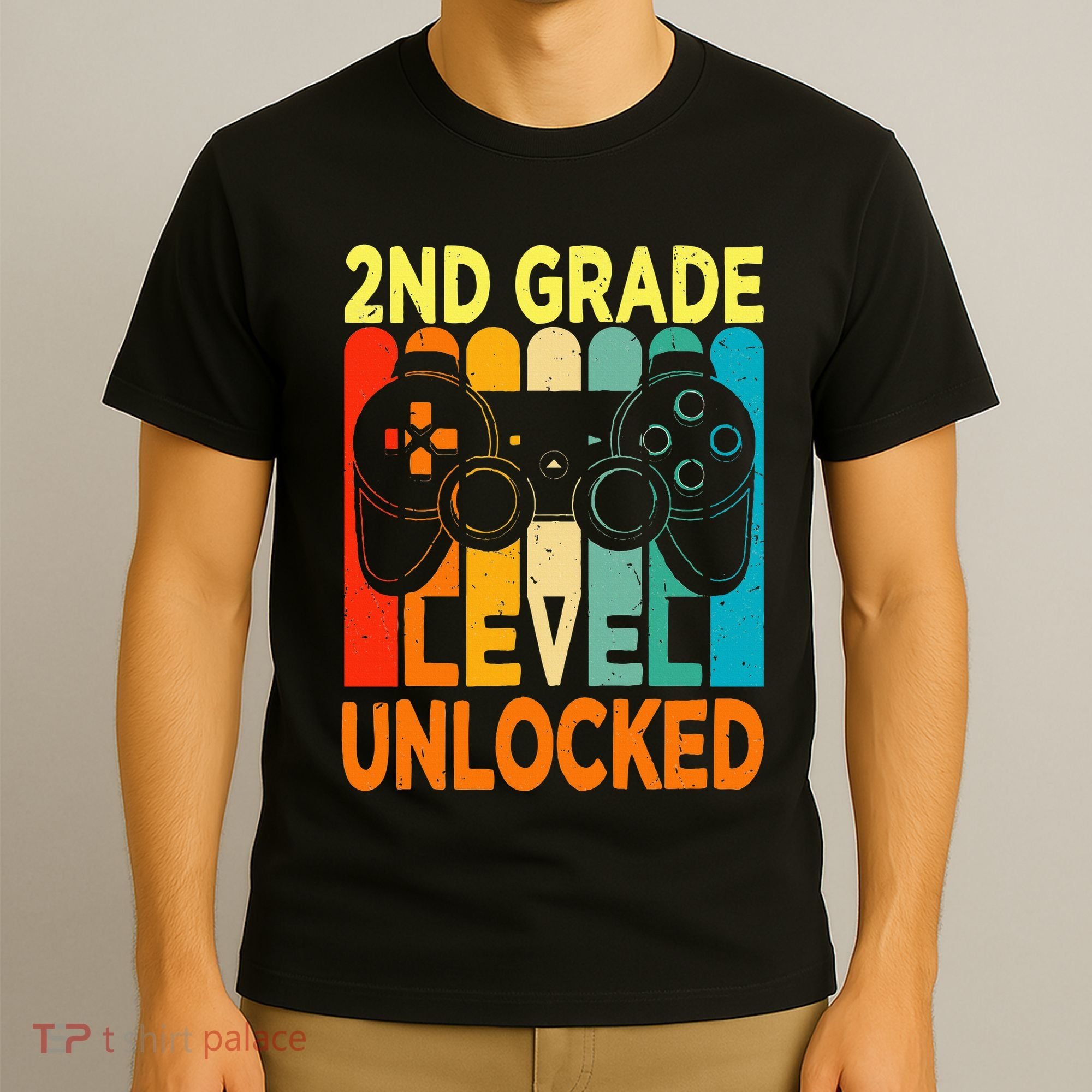 Hello 2nd Grade Level Unlocked Video Game T-Shirt