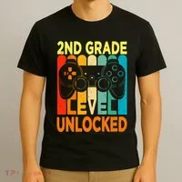 Hello 2nd Grade Level Unlocked Video Game T-Shirt thumb 3