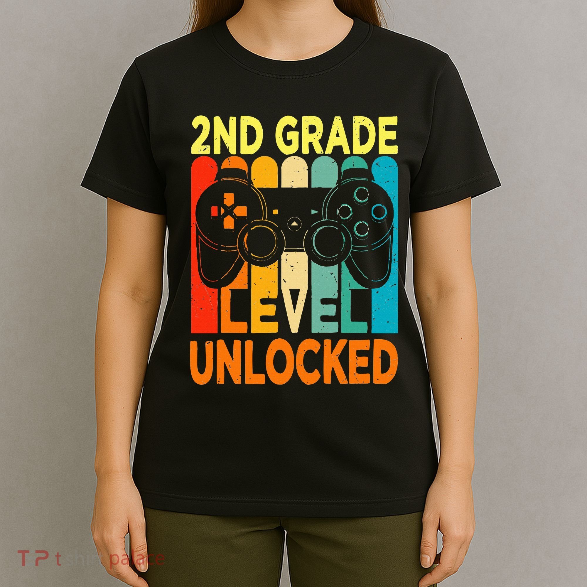 Hello 2nd Grade Level Unlocked Video Game T-Shirt