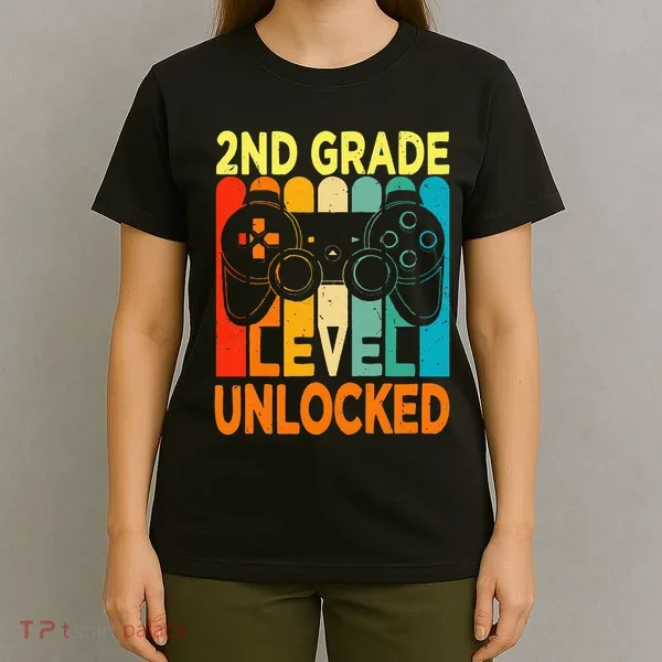 Hello 2nd Grade Level Unlocked Video Game T-Shirt