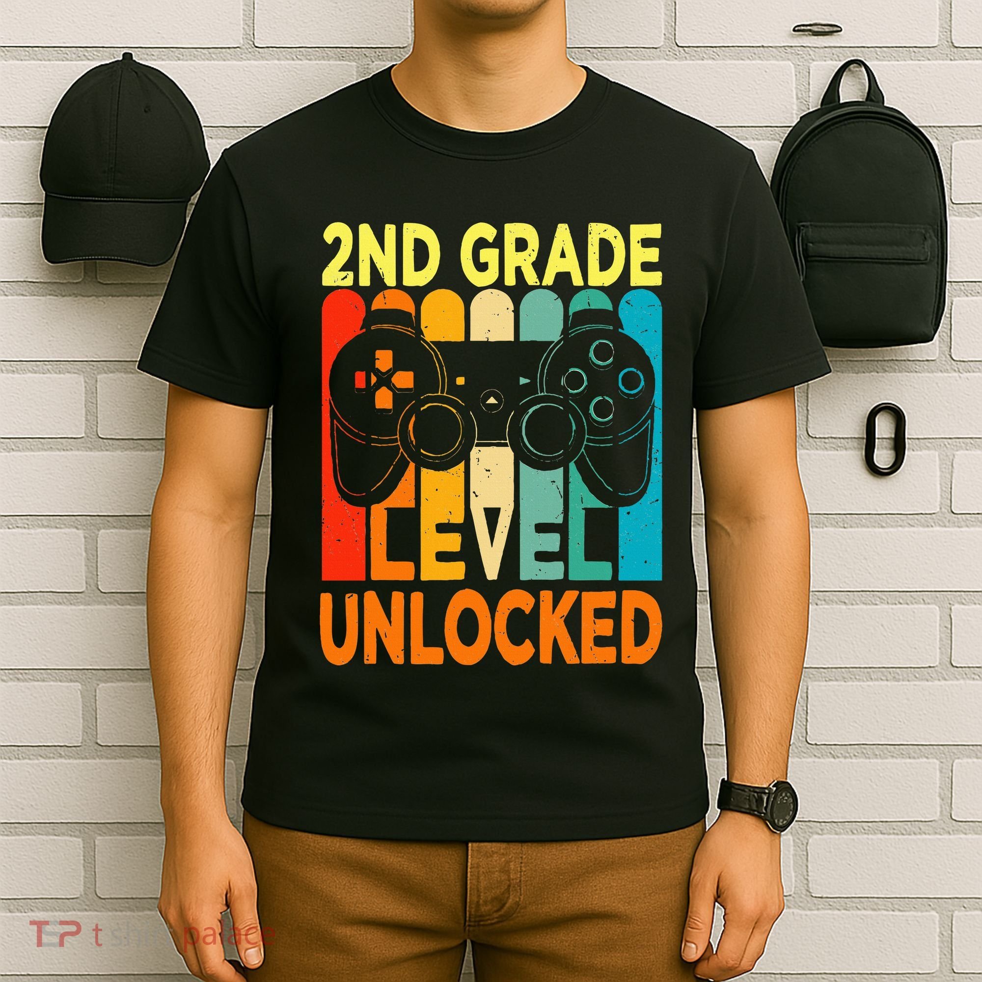 Hello 2nd Grade Level Unlocked Video Game T-Shirt