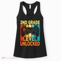 Hello 2nd Grade Level Unlocked Video Game Women's Tank Top thumb 0
