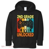 Hello 2nd Grade Level Unlocked Video Game Toddler Hoodie thumb 0