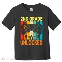 Hello 2nd Grade Level Unlocked Video Game Toddler T-Shirt thumb 0