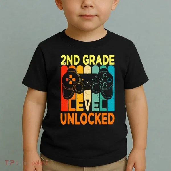 Hello 2nd Grade Level Unlocked Video Game Toddler T-Shirt