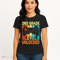 Hello 2nd Grade Level Unlocked Video Game Women's T-Shirt thumb 4