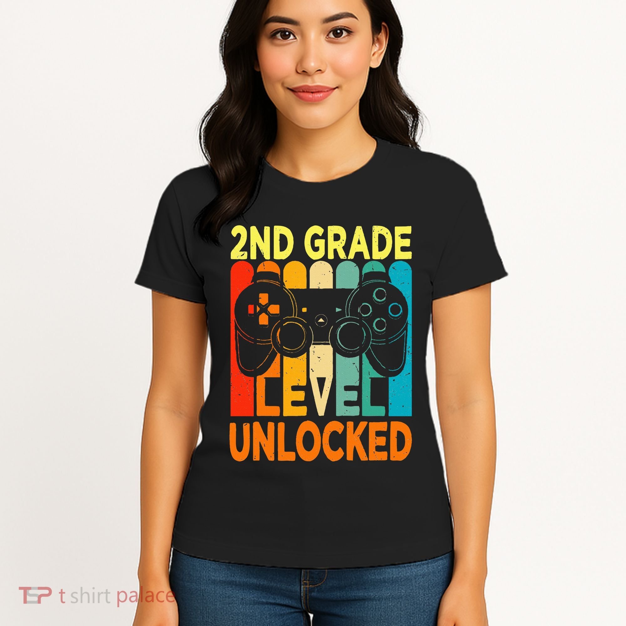 Hello 2nd Grade Level Unlocked Video Game Women's T-Shirt