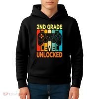 Hello 2nd Grade Level Unlocked Video Game Kids Hoodie thumb 4