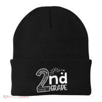 Hello 2nd Grade Teachers And Team Second Grade Beanie thumb 0