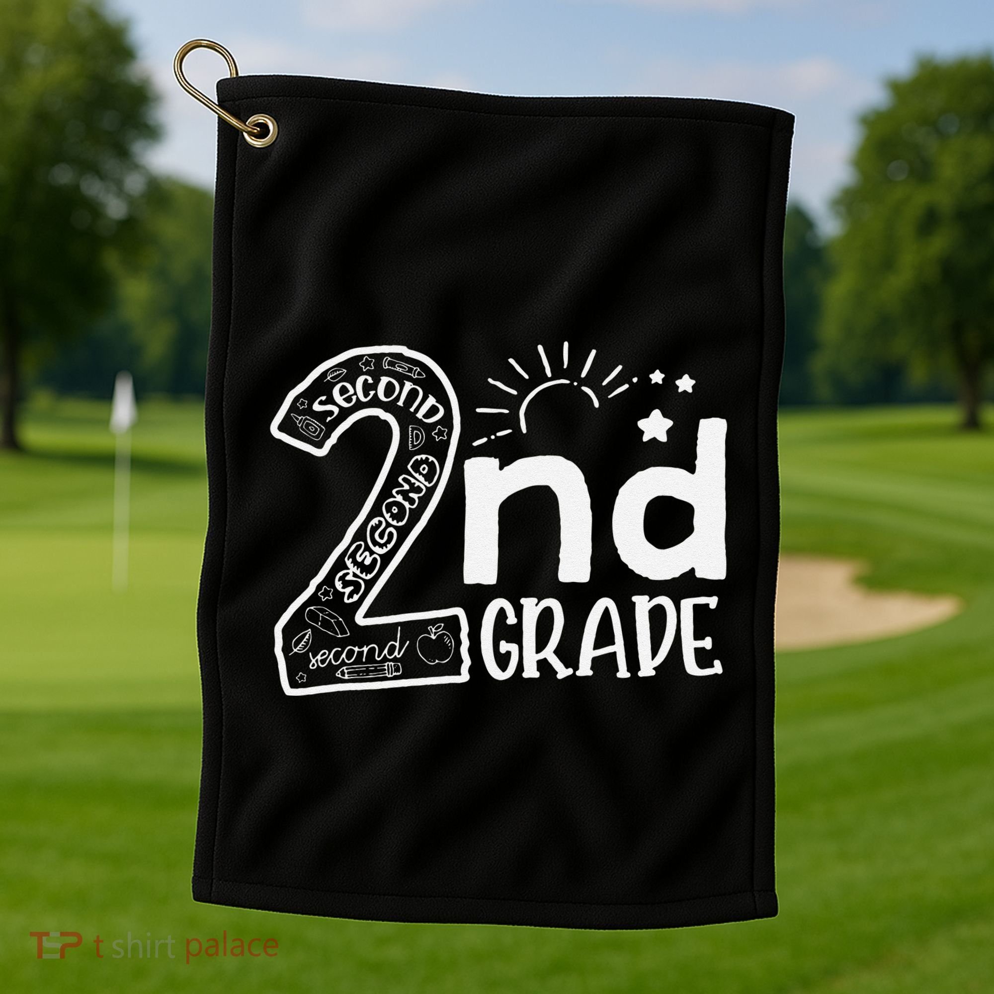 Hello 2nd Grade Teachers And Team Second Grade Golf Towel