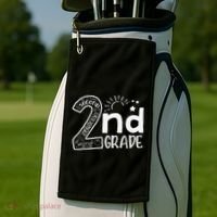 Hello 2nd Grade Teachers And Team Second Grade Golf Towel thumb 2