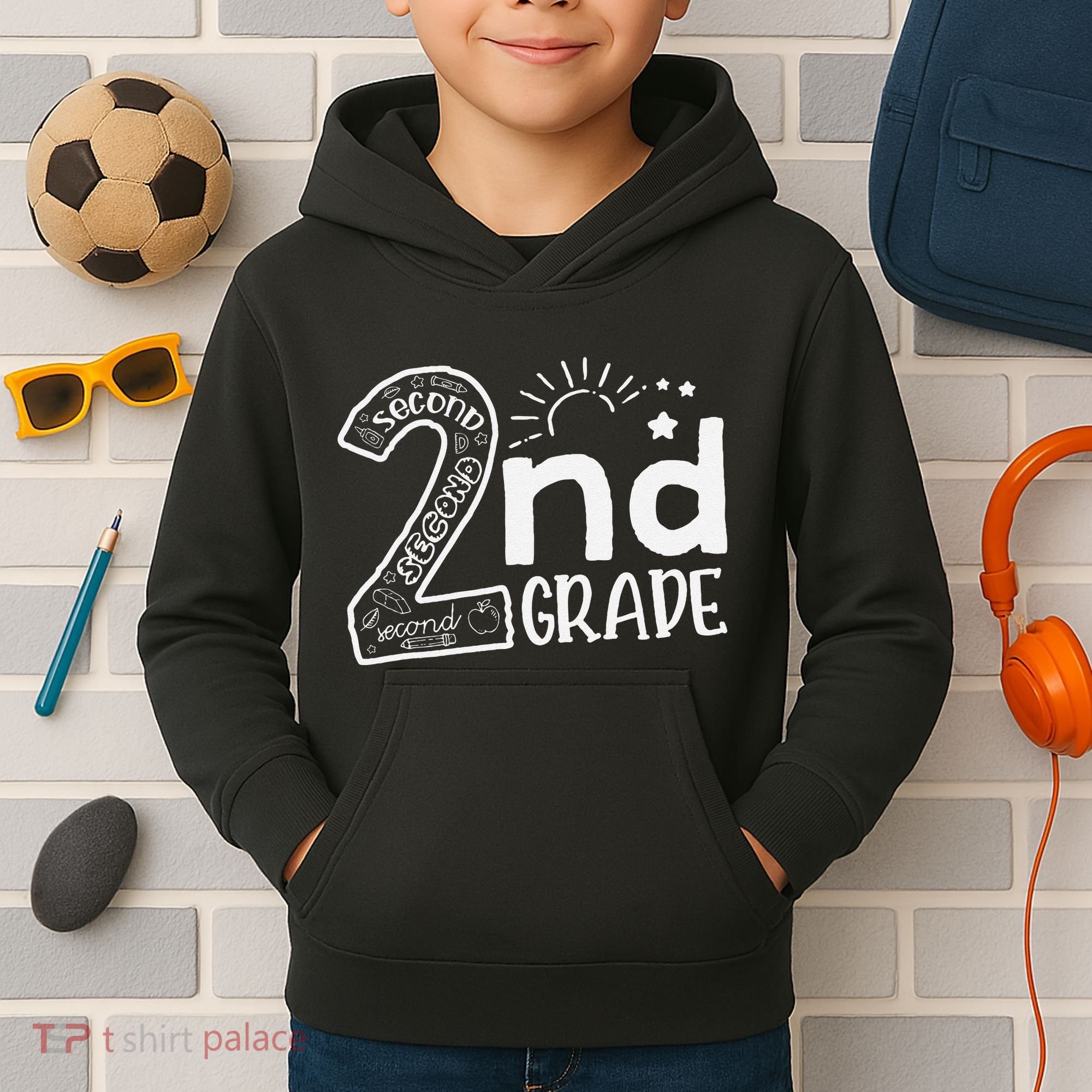 Hello 2nd Grade Teachers And Team Second Grade Kids Hoodie