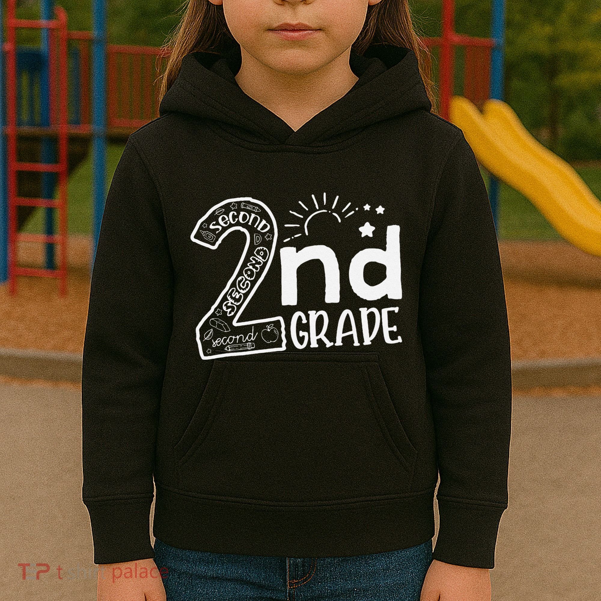 Hello 2nd Grade Teachers And Team Second Grade Kids Hoodie