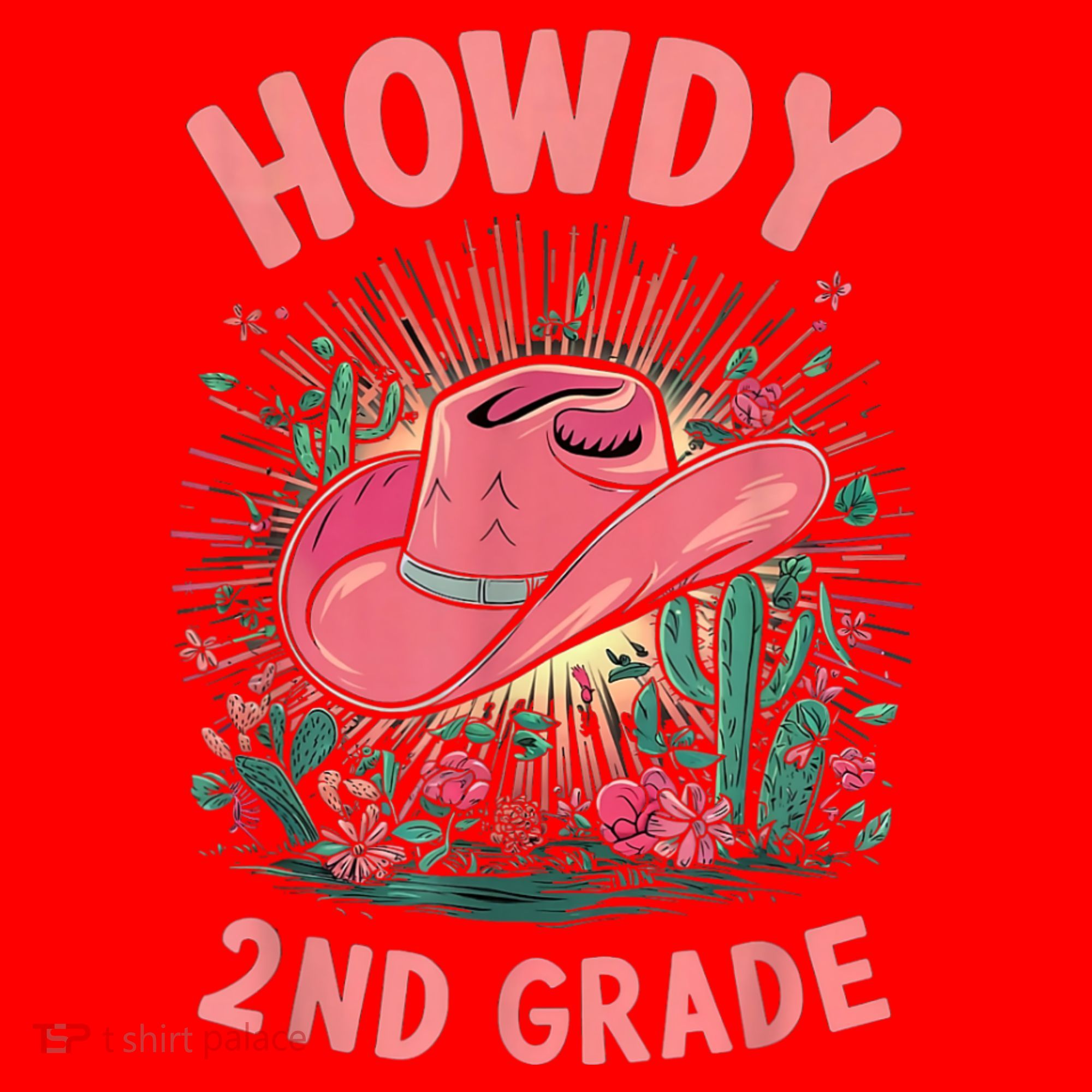 Howdy 2nd Grade Western Cowgirls Back To School Second Grade Santa Hat