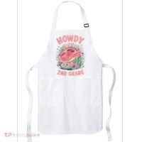 Howdy 2nd Grade Western Cowgirls Back To School Second Grade Apron thumb 0