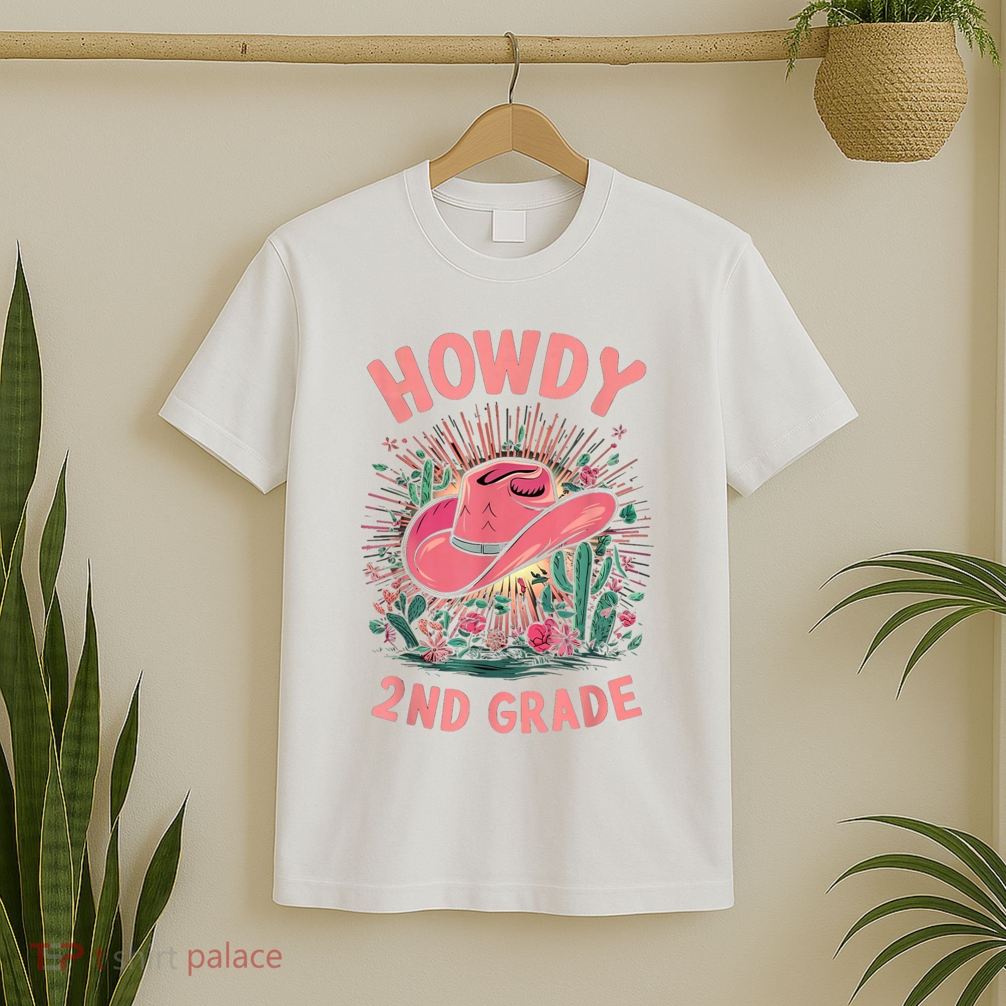Howdy 2nd Grade Western Cowgirls Back To School Second Grade T-Shirt