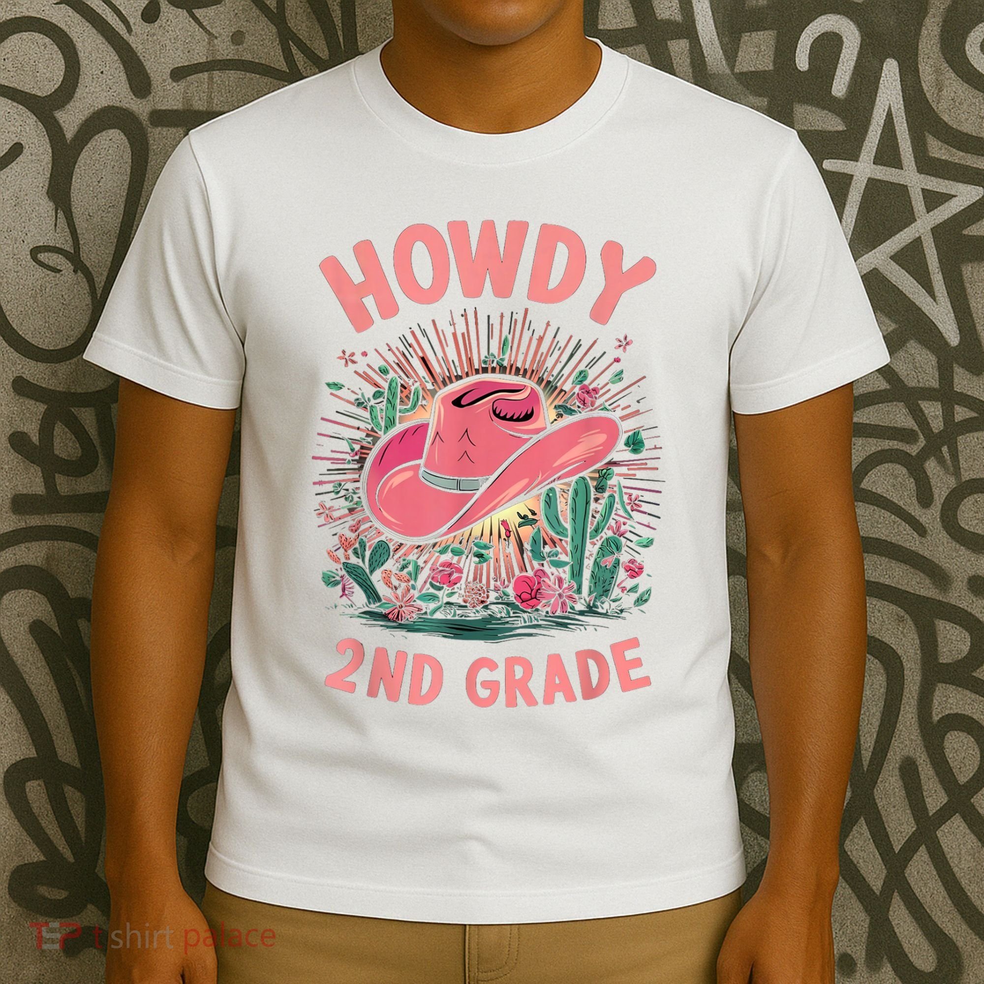 Howdy 2nd Grade Western Cowgirls Back To School Second Grade T-Shirt