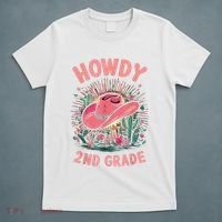 Howdy 2nd Grade Western Cowgirls Back To School Second Grade T-Shirt thumb 5