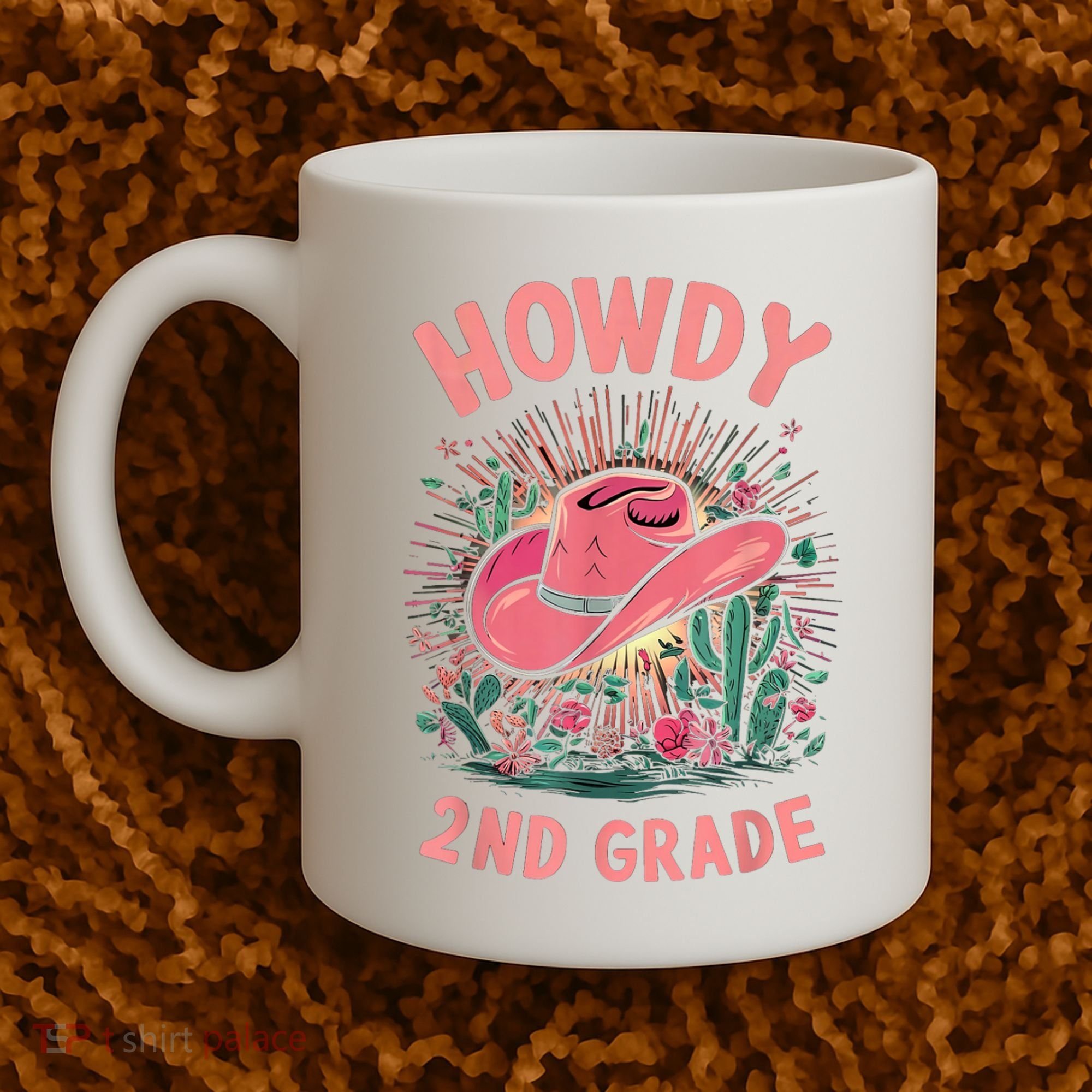 Howdy 2nd Grade Western Cowgirls Back To School Second Grade Coffee Mug