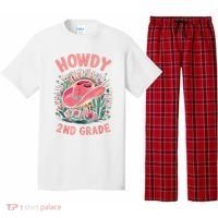 Howdy 2nd Grade Western Cowgirls Back To School Second Grade Pajama Set thumb 0