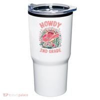 Howdy 2nd Grade Western Cowgirls Back To School Second Grade Tumbler thumb 0