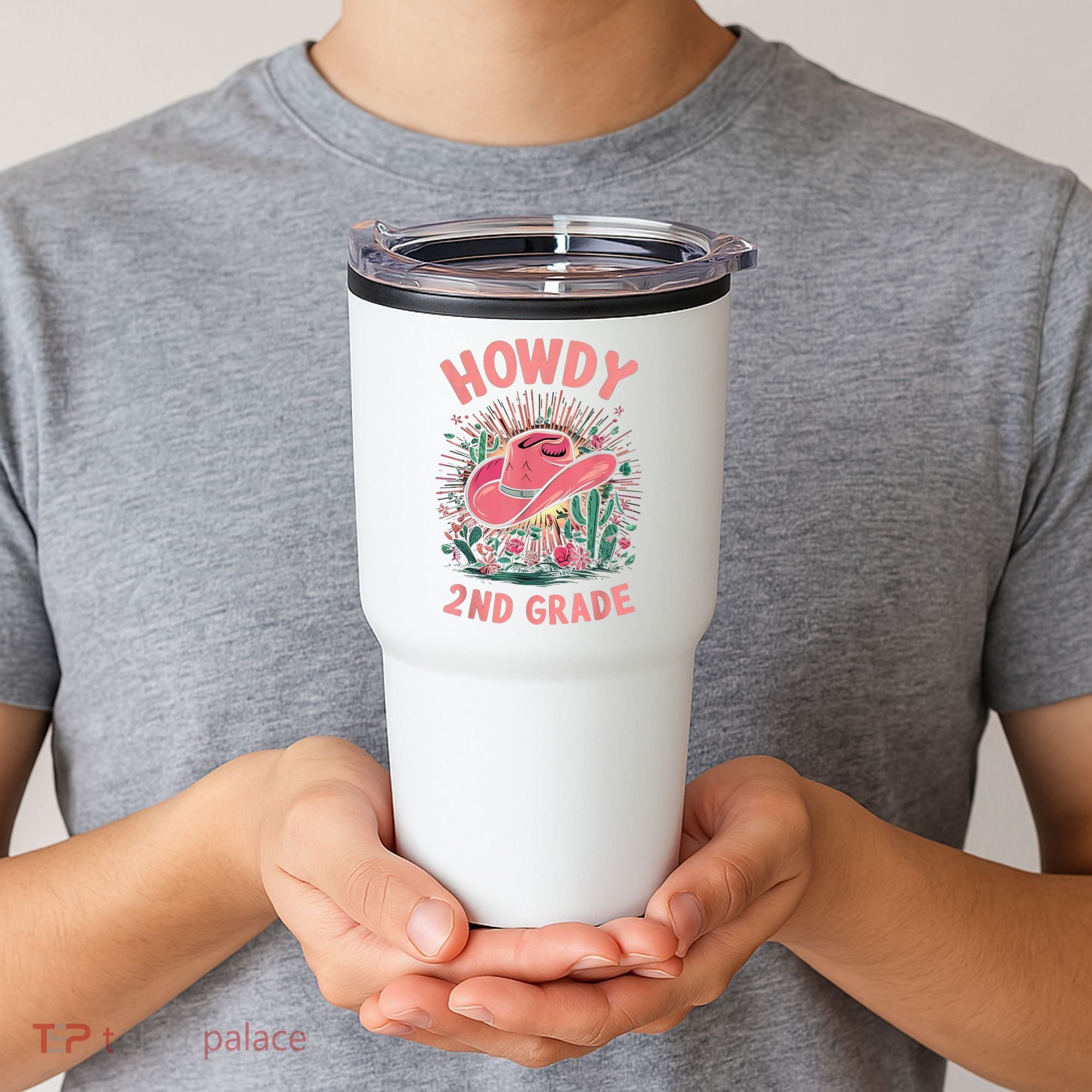 Howdy 2nd Grade Western Cowgirls Back To School Second Grade Tumbler