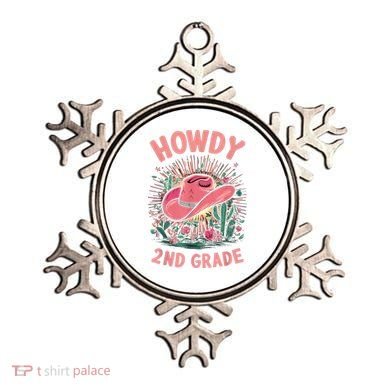 Howdy 2nd Grade Western Cowgirls Back To School Second Grade Ornament