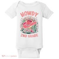 Howdy 2nd Grade Western Cowgirls Back To School Second Grade Baby Bodysuit thumb 0