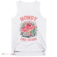 Howdy 2nd Grade Western Cowgirls Back To School Second Grade Tank Top thumb 0