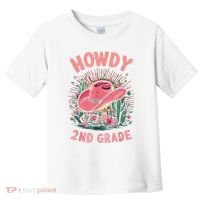 Howdy 2nd Grade Western Cowgirls Back To School Second Grade Toddler T-Shirt thumb 0
