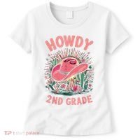 Howdy 2nd Grade Western Cowgirls Back To School Second Grade Women's T-Shirt thumb 0